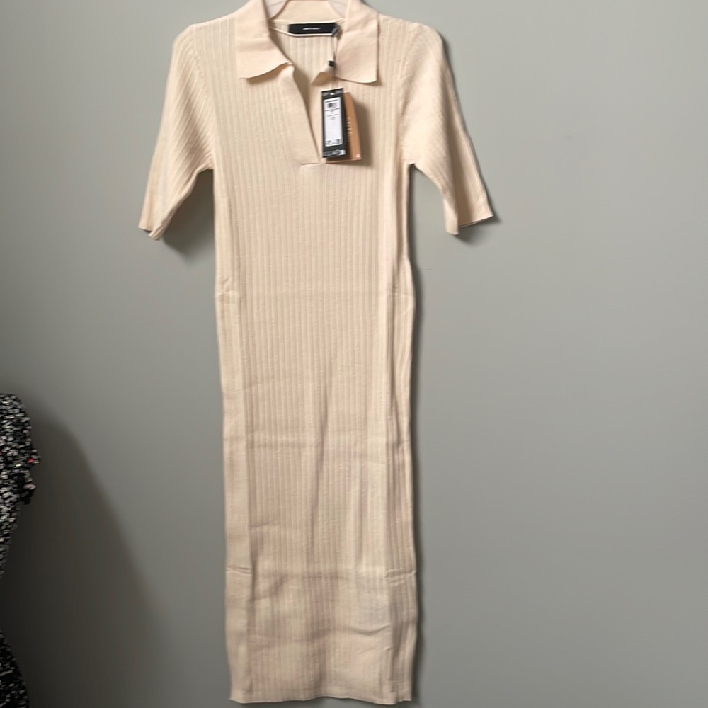 Midi  rib knit dress by Vero Moda